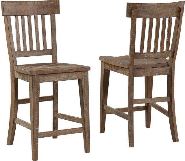 Steve Silver Co. Riverdale 5-Piece Driftwood Counter Dining Set-2