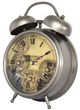 YHD Antique Brass/Gunpowder Table Clock-2