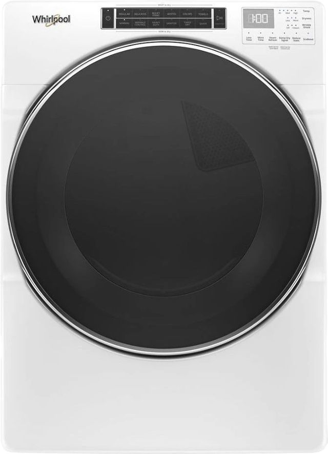 Whirlpool® 7.4 Cu. Ft. White Front Load Electric Dryer-0