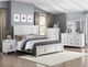 Homelegance® Mackinac White Eastern King Panel Bed-1