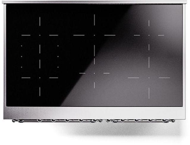 Ilve® Nostalgie II Series 40" Emerald Green Pro Style Induction Range-2