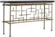 YHD Aurelio Espresso Console with Brass Base-0