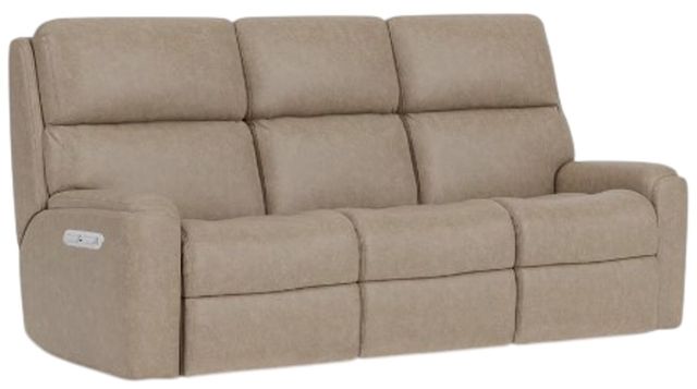 Flexsteel® Customizable Rio Power Reclining Sofa with Power Headrests-0