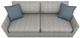 Best® Home Furnishings Customizable Bayment Full Sofa Sleeper with Dark Walnut Legs and Two Pillows-1