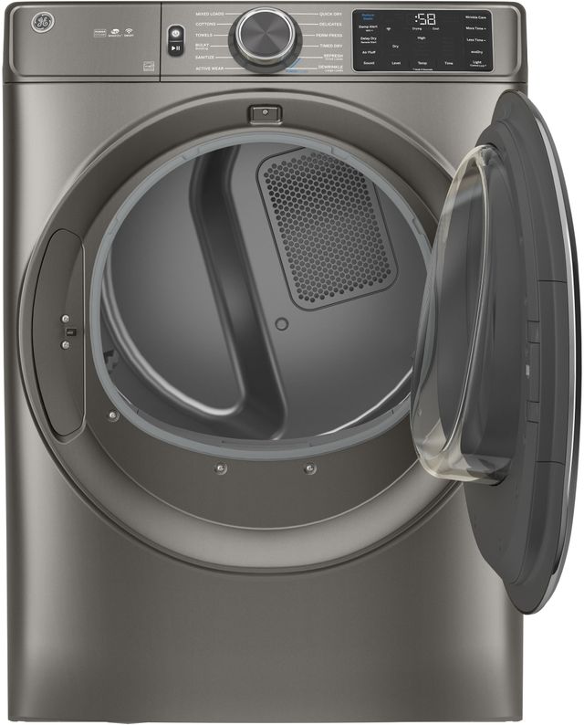 GE® Satin Nickel Front Load Laundry Pair-3