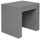 Moe's Home Collection Lazarus Grey Concrete Outdoor Stool-0