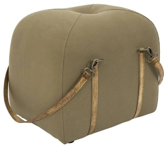 Yosemite Home Decor Avaya Pouf Ottoman - Thumbnail 4