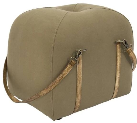 YHD Avaya Olive Pouf Ottoman-0