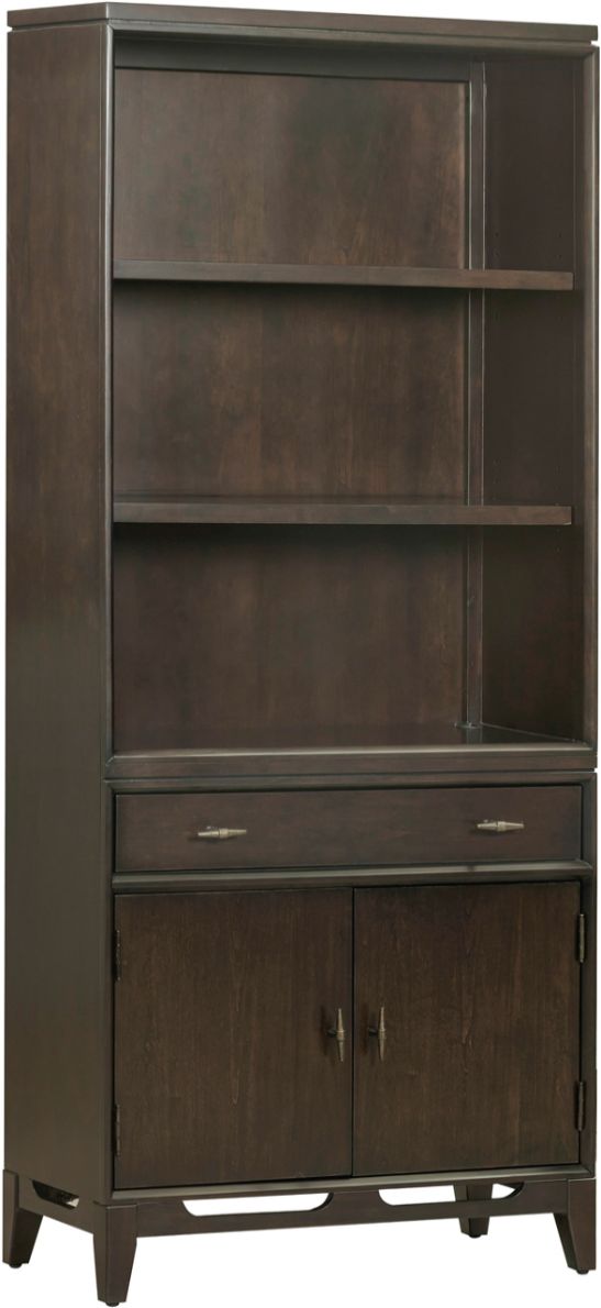 aspenhome® Sutton French Roast Door Bookcase-0