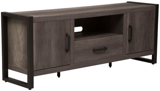 Liberty Furniture Tanners Creek Dark Pewter/Graystone Entertainment TV Stand-0