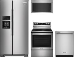 KitchenAid® 4 Piece Stainless Steel Kitchen Package