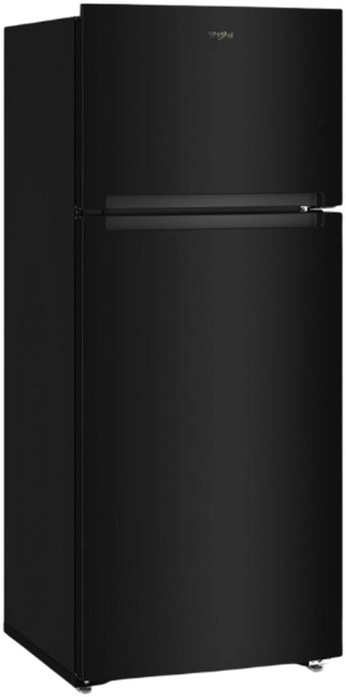 Whirlpool® 28" 17.6 Cu. Ft. Black Top Freezer Refrigerator with Total Coverage Cooling-2