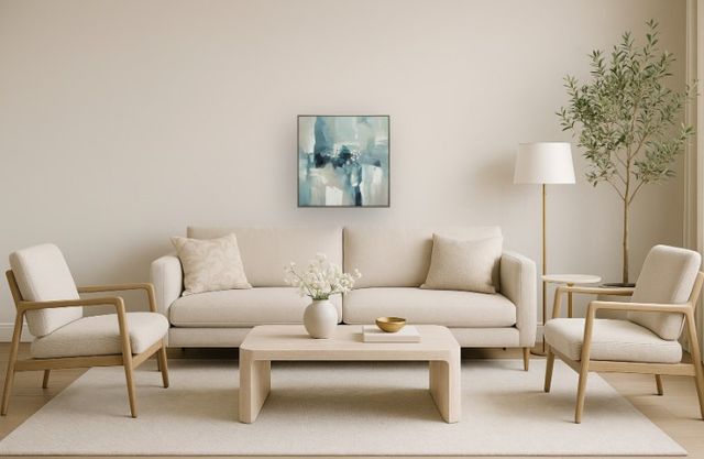 Classy Living Chill Azure Symphony Wall Art-1