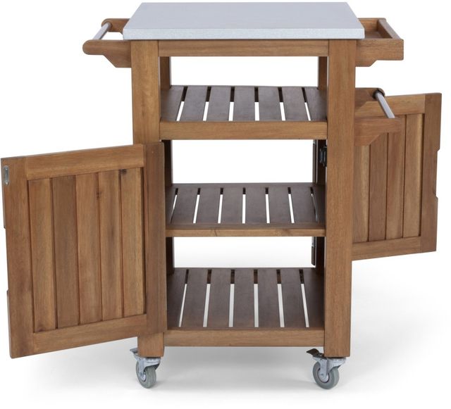 homestyles® Maho Brown Kitchen Cart-2