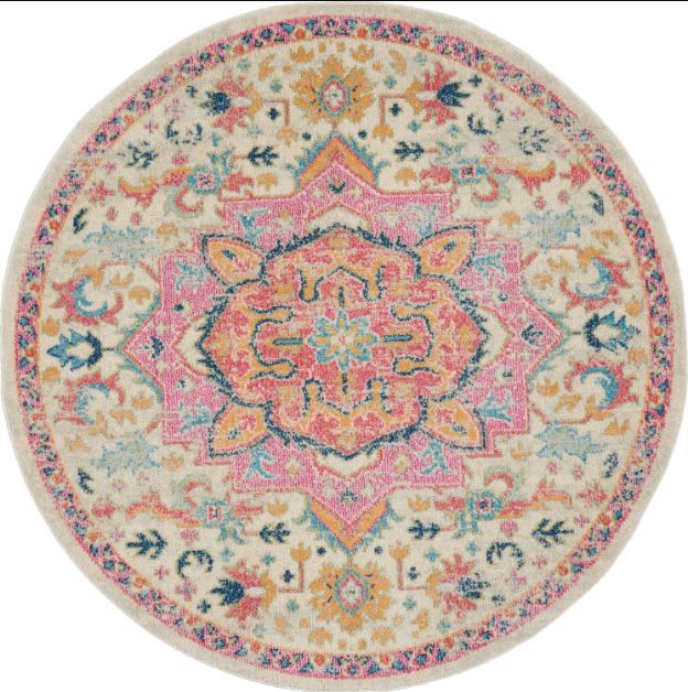 Nourison Home™ Passion 5' Round Style 11 Area Rug-0