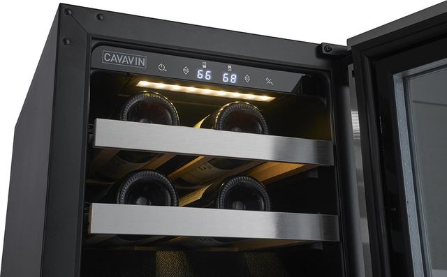 CAVAVIN Vinoa Collection 15" Stainless Steel Wine Cooler-5