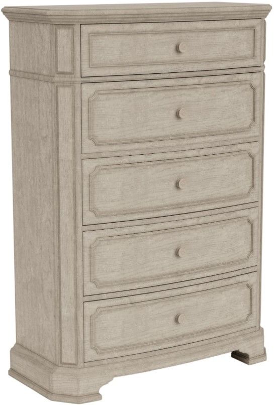 Riverside Furniture Kensington Vintage Linen 5-Drawer Chest-0