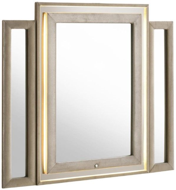 Coaster® Lorient Camel/Ivory Dresser Mirror-0