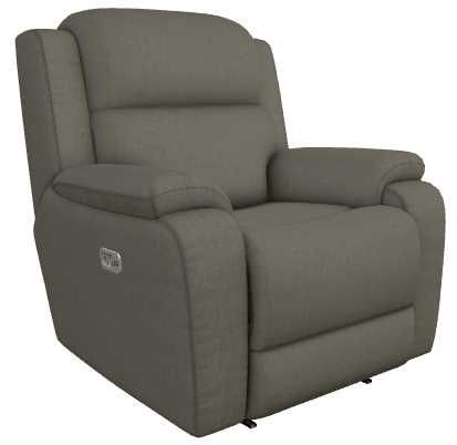 La-Z-Boy® Dorian Smoke Wall Recliner with Headrest and Lumbar-0
