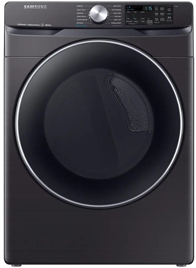 Samsung 7.5 Cu. Ft. Fingerprint Resistant Black Stainless Steel Front Load Electric Dryer-0