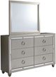 Global Furniture USA Riley 4-Piece Silver King Panel Bedroom Set-2