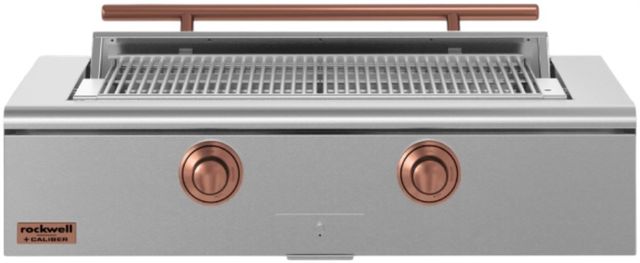 Caliber™ Rockwell Social 2-Burner Stainless Steel Built-In Liquid Propane Grill with Copper Hardware-0