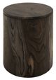 International Furniture Direct Black Balam Oil Black Chairside Table-0