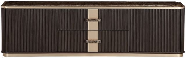 Michael Amini® West Kensington Medium Espresso Media Cabinet-1
