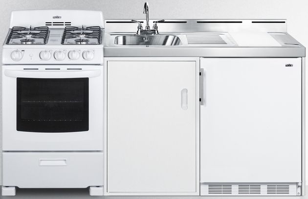 Summit® 72" White All-In-One Kitchenette-1
