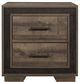 Homelegance® Ellendale Rustic Dark Ebony/Mahogany Nightstand-2