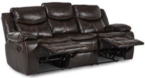 Mazin Furniture Bastrop 2 Piece Dark Brown Reclining Sofa & Loveseat Set-3