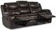 Mazin Furniture Bastrop 2 Piece Dark Brown Reclining Sofa & Loveseat Set-3