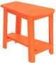 C R Plastic Generation Line Orange Addy Side Table-0