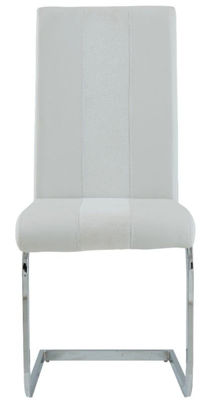 Global Furniture USA D915 2-Piece White Dining Chair Set-2