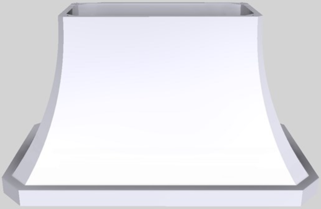 Vent-A-Hood® Designer Series 54" White Island Range Hood-0