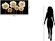 Classy Living Golden Petal Symphony Wall Art-2