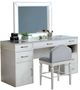 Furniture of America® Vickie 3-Piece Light Gray/Luminous White Vanity Set-0
