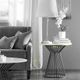 Olliix by Madison Park Black/White Marbury End Table-1