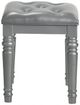 New Classic® Home Furnishings Valentino Silver Vanity Stool-3