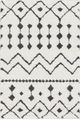 Surya Moroccan Shag Charcoal/Off-White 4'x6' Area Rug-3