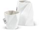 Le Present White 7" Facet Vase-1