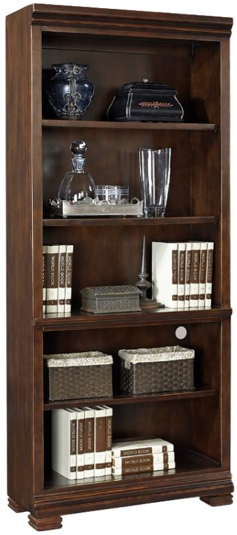 aspenhome® Weston Brown Ale Open Bookcase-2