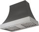 AGA Cascade 36" Slate Wall Mounted Range Hood  with Brushed Nickel Trim-0