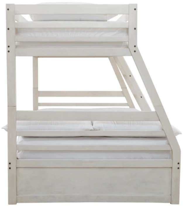 Signature Design by Ashley® Robbinsdale Antique White Youth Twin/Full Storage Bunk Bed-2