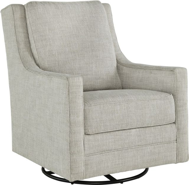 Signature Design by Ashley® Kambria Fog Swivel Glider Accent Chair-0