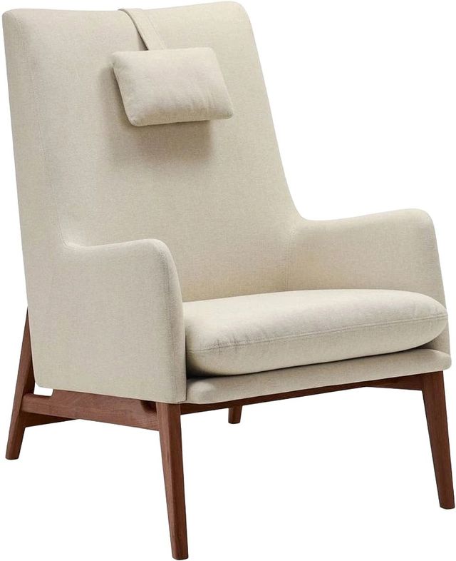 Moe's Home Collection Asta Sand/Walnut Chair-0