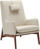 Moe's Home Collection Asta Sand/Walnut Chair-0