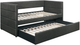 Homelegance® Vining Dark Gray Daybed with Trundle-3