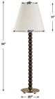 Uttermost® Gallus Dark Walnut Table Lamp-2