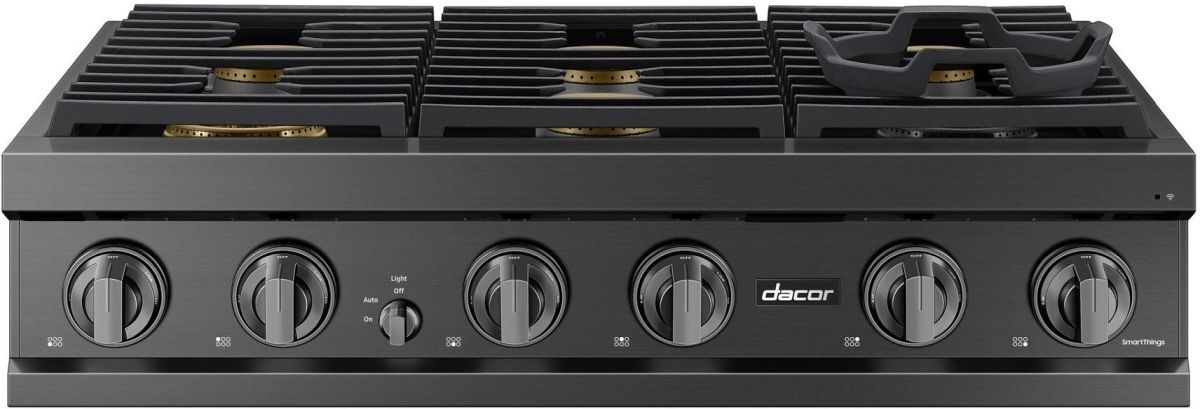 Dacor® 36" Graphite Stainless Natural Gas RangeTop